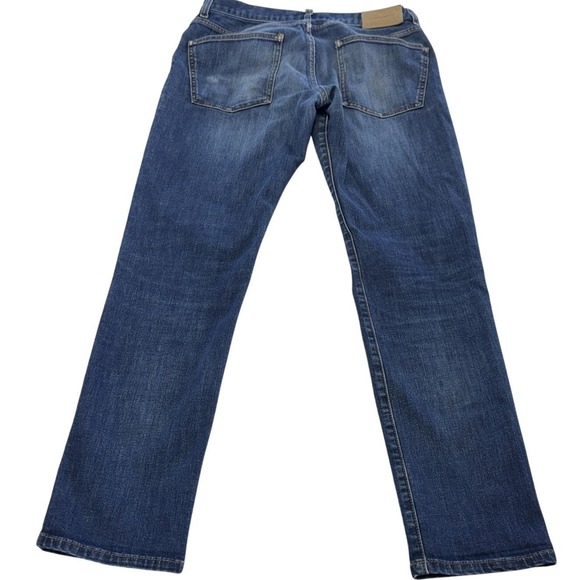 J.Lindeberg Jeans Mens 32 x 30 Blue Jay Slim Fit Distressed Denim Grunge - Picture 2 of 8